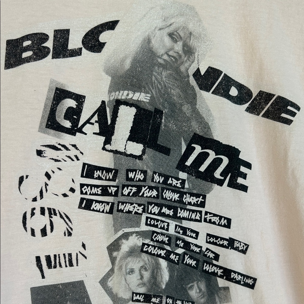 Blondie Band Call Me Graphic T-Shirt